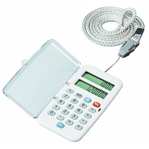 【クリックで詳細表示】ADESSO(アデッソ) 8桁表示 通貨換算電卓(首下げタイプ) ホワイト BC-889B： パソコン・周辺機器