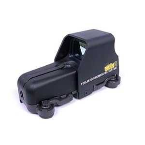 【クリックで詳細表示】【素早く確実に着脱】553タイプ ホロサイト/BK(ブラック)ダットサイト/ドットサイト