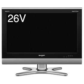 SHARP AQUOS 26V�^ �n��EBS�E110�xCS�f�W�^���n�C�r�W�����t���e���r LC-26E5-B �u���b�N