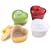 Le Creuset �yAmazon.co.jp����z�����J���E�_���[�� (�t�^�t) 4�F�Z�b�g �`�F���[���b�h�A�z���C�g�A�t���[�c�O���[���A�f�W�����C�G���[