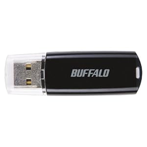 【クリックでお店のこの商品のページへ】BUFFALO USBメモリー シンプル・コンパクト バリューモデル 32GB RUF2-WB32G-BK