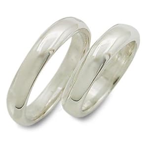 【クリックで詳細表示】THE KISS (ザ・キス) シルバーペアリング Men’s：21.0号 Lady’s：13.0号 SR110DM-P