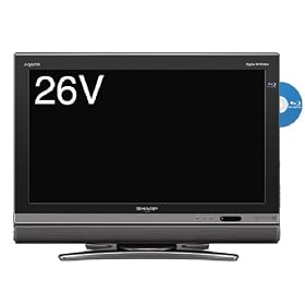 SHARP 26V�^ �u���[���C�����n�C�r�W�����t���e���r �u���b�N�n LC-26DX2-B