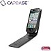 CAPDASE iPhone4 ��p ���ĊJ�� Flip-Top �t���b�v�^�C�v �{�v���P�[�X �u���b�N WCIH4-6001