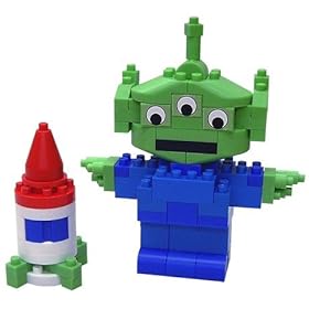 【クリックで詳細表示】ブロックパズル キャラビルダー リトルグリーンメン CBD-01