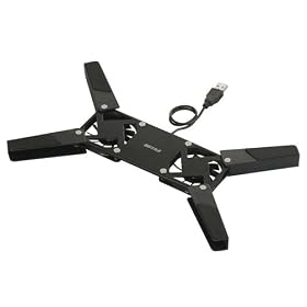 iBUFFALO �m�[�gPC�N�[���[ �R���p�N�g�^�C�v USB�ڑ� �u���b�N BSPC04BK