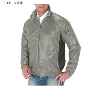 【クリックで詳細表示】ロゴス(LOGOS) 軽量防寒・ミッドファイバージャケット グレー M