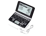  CASIO Ex-word (エクスワード) 電子辞書 XD-SW6400BK ブラック 日中韓対応手書きパネル搭載 音声対応 100コンテンツ多辞書モデル