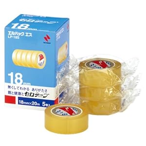 【クリックで詳細表示】ニチバン セロテープ小巻 エルパックエス 18mm×20M 5巻入 LP-18S