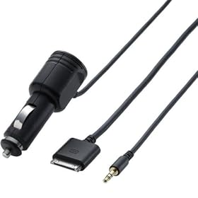 Logitec iPhone4/4S/3GS/3G/iPod�Ή� �V�K�[�`���[�W���[�t�I�[�f�B�I�P�[�u�� LHC-ACI01