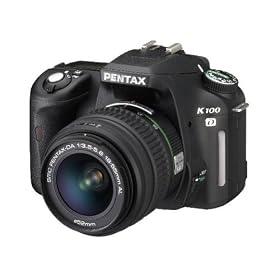 PENTAX �f�W�^����჌�t�J���� K100D �����Y�L�b�g DA 18-55mmF3.5-5.6AL�t��
