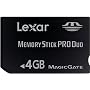 Lexar �������[�X�e�B�b�N Pro Duo 4GB MSDP4GB-800