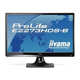 iiyama 21.5�C���`���C�h�t���f�B�X�v���C �t��HD�Ή� LED�o�b�N���C�g���� �d������ HDMI�P�[�u���������f�� �}�[�x���u���b�N PLE2273HDS-B1