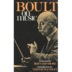 Boult on Music: Words from a Lifetime's Communication (Musicians on Music)