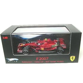 MATTEL DL 1/43 �t�F���[��F2007 (����GP) ���C�R�l��200�� (�G���[�g)