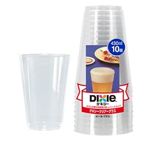 �f�L�V�[ �d���v���X�`�b�N �N���A�r�[���O���X 430ml 10P