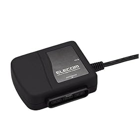 ELECOM �Q�[���p�b�h�R���o�[�^ USB�ڑ� �v���X�e/�v���X�e2�R���g���[���Ή� 1�|�[�g JC-PS101UBK