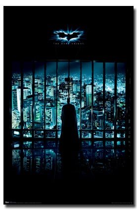  Batman Poster ~ The Dark Knight ~ Advance One Sheet Art ~ 22x34