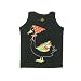 Mademoiselle papillon No sleeve Tee �y�u���b�N�@size:80�z