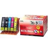 OHM �C���N�J�[�g���b�W BCI-7e+9BK �݊� �C���N�Z�b�g 5P �L���m���p INK-C7E+9BK-5P