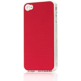 Ai-Style Series iPhone4 �n�[�h�P�[�X �yAi4-Check-RD�z Type Check RD(���b�h�j