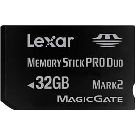 Lexar �������[�X�e�B�b�N PRO Duo Mark2 32GB PLATINUM II LMSPD032GBCLAT [�C�O�p�b�P�[�W�i]
