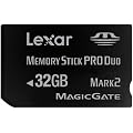 Lexar �������[�X�e�B�b�N PRO Duo Mark2 32GB PLATINUM II LMSPD032GBCLAT [�C�O�p�b�P�[�W�i]