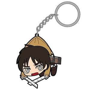 進撃の巨人 エレンつままれキーホルダー