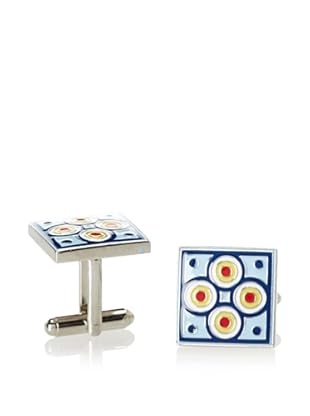 L2 Blue Quad Circles Cufflinks