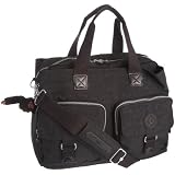 Kipling New Becky, Sac Ordinateur - Noir (Lacquer black), Synthétique