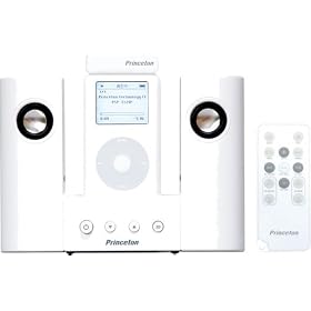 Princeton 2.1ch�}���`���f�B�A�X�s�[�J�[�����R���t�� (iPod�p) PSP-312IPRF �z���C�g