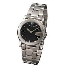 [�O�b�`]GUCCI �r���v 101L YA101505 �u���b�N ���f�B�[�X [���s�A���i]