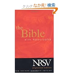 Bible: New Revised Standard Version Bible (Anglicized) with Apocrypha (Bible Nrsv)