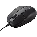 ELECOM USB&PS/2�ڑ��z�C�[���t���w���}�E�X �u���b�N M-M2UP2RBK