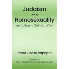 Judaism and Homosexuality: An Authentic Orthodox View
