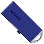 BUFFALO �X���C�h�A�b�v&TurboUSB�@�\���� USB������ 4GB �u���[ RUF2-J4GS-BL