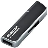 ELECOM  AES�Í����Z�L�����e�B�@�\����USB�t���b�V�������� 4GB(�u���b�N) MF-EU204GBK