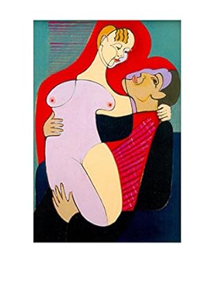 Picture Leinwandbild Liebespaar (Ehepaar_Hembus)1930 - Kirchner Ernst