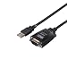 iBUFFALO USB�V���A���P�[�u��(USBtypeA to D-sub9�s��)1.0m �u���b�N�X�P���g�� BSUSRC0610BS