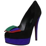 Andrea Pfister Suede Leather Platform Slip On Shoe