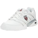 K-Swiss Approach II Fabric White/Black/Silver Lace Up 02636-129-M 9 UK