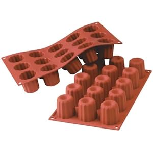 【クリックで詳細表示】「シリコマート」ミディアムカヌレ15ヶ取(SF059)1個