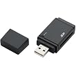 ELECOM �J�[�h���[�_���C�^ USB2.0�Ή� SDXC�Ή� SD��p 17+10���f�B�A�Ή� �u���b�N MR-A001BK