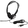 ELECOM USB�w�b�h�Z�b�g�}�C�N���t�H�� �I�[�o�[�w�b�h ���� �V���o�[ (PS3�Ή�) HS-HP06USV