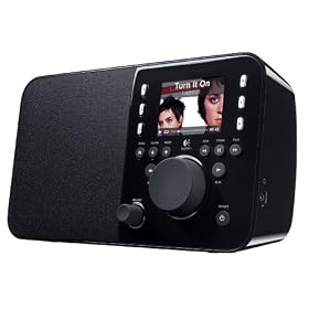 Logitech Squeezebox Radio (Wi-fi���C���^�[�l�b�g���W�I)Music Player with Color Screen (Black)�yLogitech�z�y���s�A���Łz�y���������z�y���������z