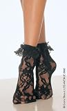  Lace Anklet With Ruffle