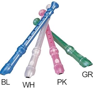 【クリックでお店のこの商品のページへ】KC ソプラノリコーダー ブルー RK-50