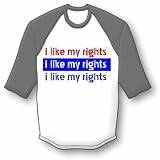  i like my rights - vote Ron Paul 2008 Jersey