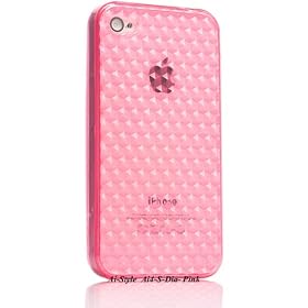 Ai-Style iPhone4 TPU�P�[�X�@�@�_�C���p�^�[�� �s���N�yAi4-S-dai-Pink�z