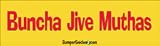  Buncha Jive Muthas - funny bumper stickers (Large 14x4 inches)